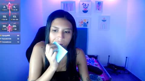 Snapshot of 18_alina chatting on 12.28.24 Alina online show from 12.28.24