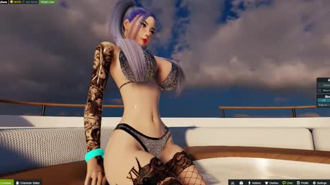 Snapshot of 3dx_naugthy chatting on 10.28.25 Naugthy Sara online show from 10.28.25