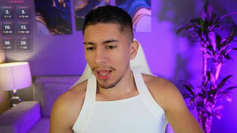 Snapshot of aaronfox_ chatting on 01.03.25 AARON online show from 01.03.25