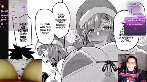 Snapshot of achubbygummy chatting on 12.19.25 AChubbyGummy online show from 12.19.25