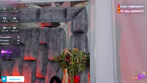 Snapshot of aivadumont chatting on 12.27.24 Queen Dumont online show from 12.27.24