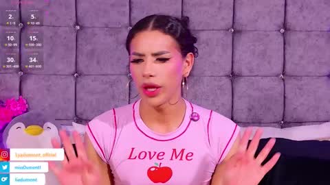 Snapshot of aivadumont chatting on 02.20.26 Queen Dumont online show from 02.20.26