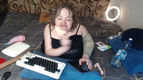 Snapshot of akindmodel chatting on 02.22.25 Natalie online show from 02.22.25