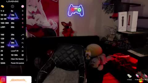 ALEXXX MORRIS online show from 11.12.25