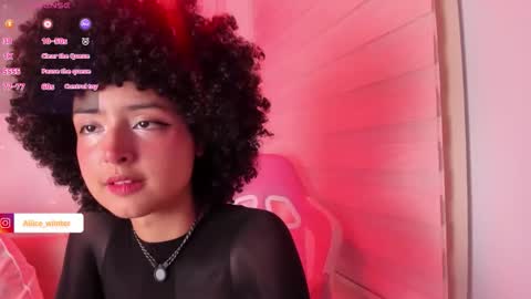 Snapshot of alice_wiinter chatting on 12.19.25 Alice online show from 12.19.25