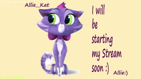 Snapshot of allie__kat chatting on 07.18.26 Allie online show from 07.18.26