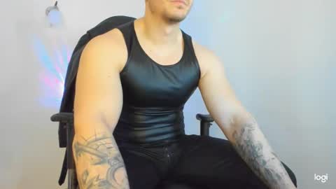 Snapshot of alphagodleatherking92 chatting on 12.21.24 LeatherMaster online show from 12.21.24