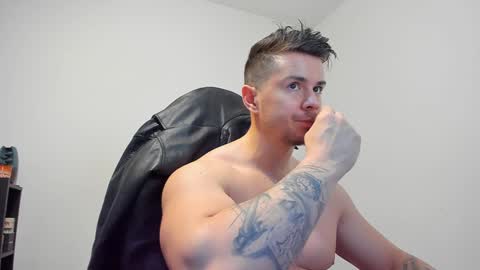 Snapshot of alphagodleatherking92 chatting on 12.24.24 LeatherMaster online show from 12.24.24