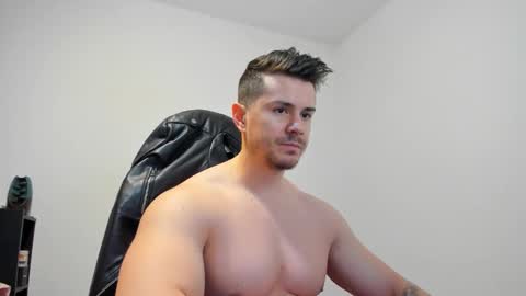 Snapshot of alphagodleatherking92 chatting on 12.27.24 LeatherMaster online show from 12.27.24