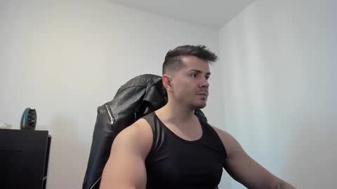 Snapshot of alphagodleatherking92 chatting on 11.03.25 LeatherMaster online show from 11.03.25