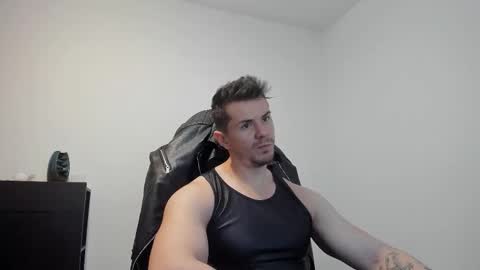 Snapshot of alphagodleatherking92 chatting on 11.07.25 LeatherMaster online show from 11.07.25