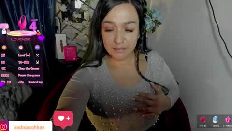 Snapshot of andreacohenz chatting on 09.20.25 andrea online show from 09.20.25