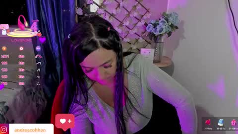 Snapshot of andreacohenz chatting on 09.21.25 andrea online show from 09.21.25