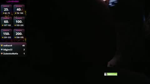 Angelina online show from 12.18.25