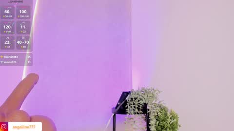 Snapshot of angeline777 chatting on 01.20.25 Angeline online show from 01.20.25