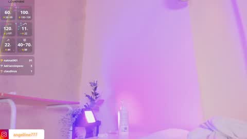 Snapshot of angeline777 chatting on 02.03.25 Angeline online show from 02.03.25