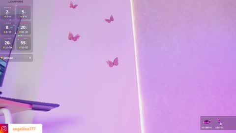 Snapshot of angeline777 chatting on 02.05.25 Angeline online show from 02.05.25