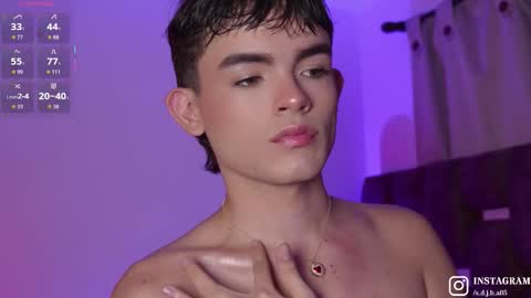 Snapshot of angelocute_ chatting on 10.05.25 Angelo I work from home this is my room online show from 10.05.25