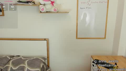 Snapshot of anna_wells chatting on 02.23.26 Anna Weells online show from 02.23.26