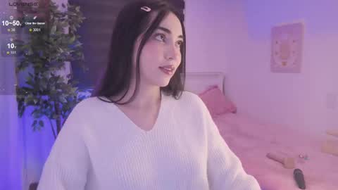 Snapshot of anniebrie chatting on 10.03.25 Cassandra online show from 10.03.25