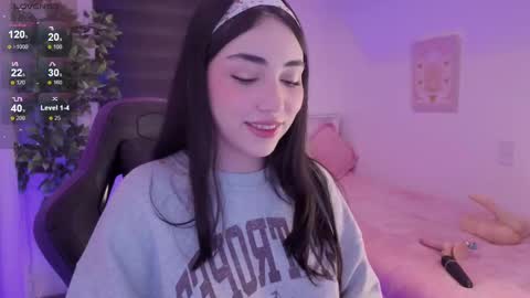 Snapshot of anniebrie chatting on 10.10.25 Cassandra online show from 10.10.25