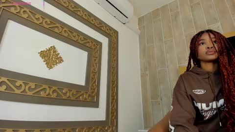 Snapshot of ariafoster chatting on 10.25.25 Aria Foster online show from 10.25.25