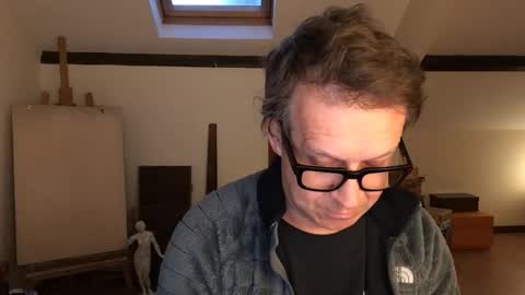 Snapshot of artisterotic chatting on 09.23.25 artisterotic online show from 09.23.25