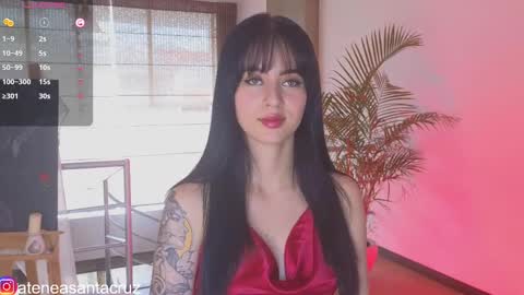 Snapshot of ateneasantacruz chatting on 02.19.25 Atenea online show from 02.19.25