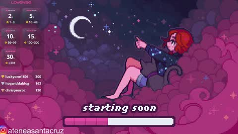 Snapshot of ateneasantacruz chatting on 03.01.25 Atenea online show from 03.01.25