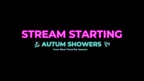 Autum Showers online show from 03.14.26