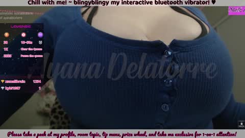Snapshot of ayanadelatorre chatting on 12.12.24 Ayana Delatorre online show from 12.12.24