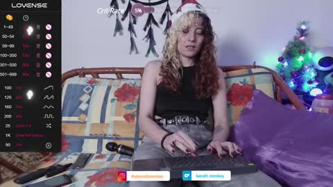 Snapshot of bandit_monkey chatting on 12.18.24 V E R O N I C A online show from 12.18.24