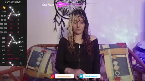 Snapshot of bandit_monkey chatting on 02.18.25 V E R O N I C A online show from 02.18.25