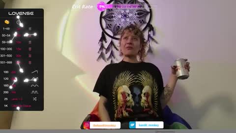 Snapshot of bandit_monkey chatting on 10.20.25 V E R O N I C A online show from 10.20.25