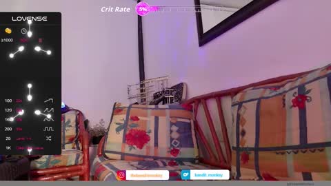 Snapshot of bandit_monkey chatting on 10.31.25 V E R O N I C A online show from 10.31.25