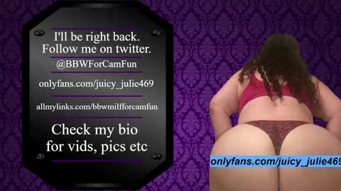 Snapshot of bbwmilfforcamfun chatting on 09.16.25 Julie online show from 09.16.25