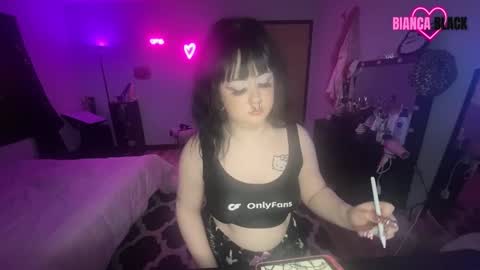 Snapshot of biablack chatting on 01.25.25 Bianca Black online show from 01.25.25