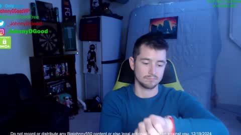 Snapshot of bigjohnny550 chatting on 12.19.24 Johnny D Good online show from 12.19.24