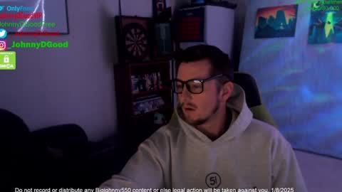 Snapshot of bigjohnny550 chatting on 01.08.25 Johnny D Good online show from 01.08.25