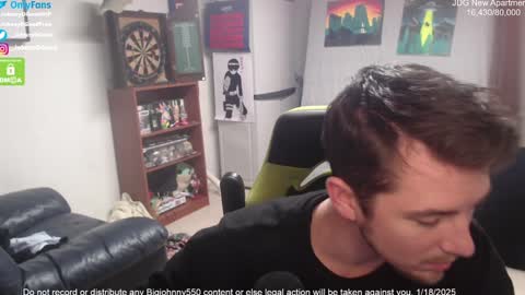 Snapshot of bigjohnny550 chatting on 01.19.25 Johnny D Good online show from 01.19.25