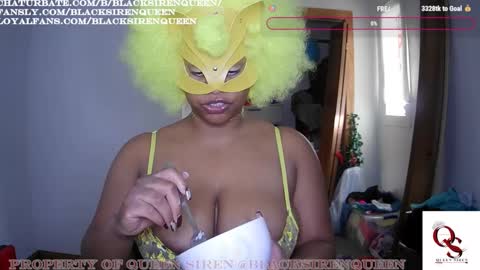 Snapshot of blacksirenqueen chatting on 09.24.25 Queen Siren online show from 09.24.25