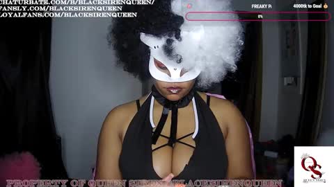 Snapshot of blacksirenqueen chatting on 10.09.25 Queen Siren online show from 10.09.25