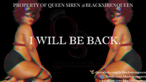 Snapshot of blacksirenqueen chatting on 11.17.25 Queen Siren online show from 11.17.25