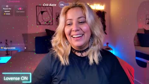 Snapshot of blackwidowj chatting on 12.04.25 Johana S online show from 12.04.25