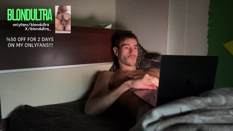 Snapshot of blondultra chatting on 09.29.25 blondultra online show from 09.29.25