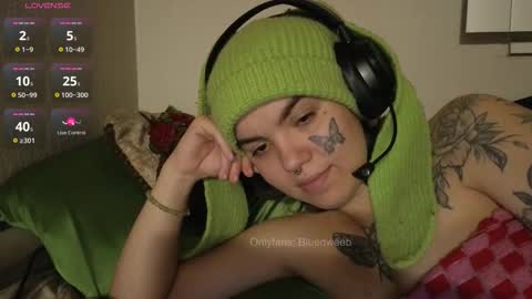 Snapshot of bluedweeb chatting on 11.23.25 Blue online show from 11.23.25