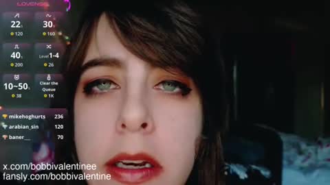 Snapshot of bobbivalentine chatting on 12.02.25 Bobbi Valentine online show from 12.02.25