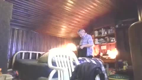 Snapshot of booshy chatting on 11.03.25 Booshwa online show from 11.03.25