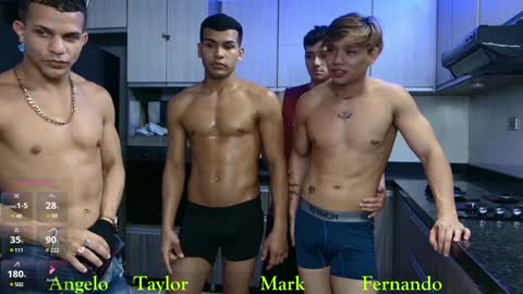 Snapshot of boysgang_sex chatting on 12.31.24 Angelo Mark Fernando Taylor online show from 12.31.24