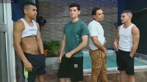 Snapshot of boysgang_sex chatting on 02.19.25 Angelo Mark Fernando Taylor online show from 02.19.25